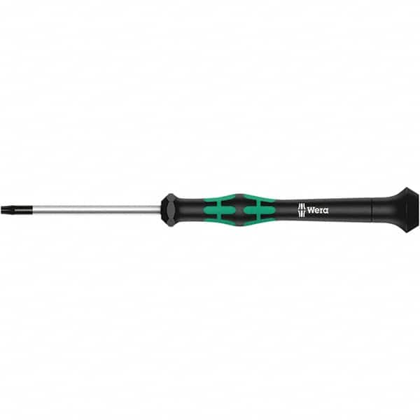 Wera - T3 Torx Driver - 1-37/64" Blade Length, 137mm OAL, Ergonomic Handle - Makers Industrial Supply