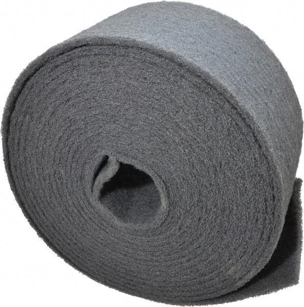 Norton - 30' Long x 6" Wide Nonwoven Roll - Very Fine Grade, Gray, Silicon Carbide - Makers Industrial Supply