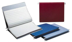 UNIVERSAL - 9-1/2 x 11", Holds up to 6" of Unburst Sheets, Blue, Hanging Data Binders - 1 per Box - Makers Industrial Supply