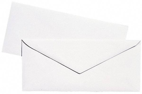 UNIVERSAL - 6-1/2" Long x 3-5/8" Wide Gummed Flap Plain White Envelope with Window - 24 Lb Paper Weight - Makers Industrial Supply