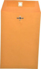 UNIVERSAL - 9" Long x 6" Wide Clasp with Gummed Flap Kraft Envelope - 28 Lb Paper Weight - Makers Industrial Supply