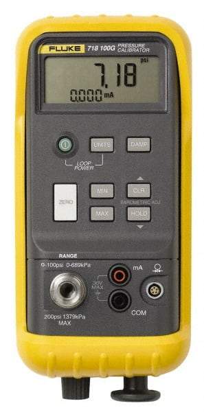 Fluke - 24 mA, Calibrator - 30 psi, 3 Year Warranty - Makers Industrial Supply