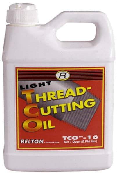 Relton - TCO-14, 55 Gal Drum Tapping Fluid - Straight Oil, For Thread Smoothing - Makers Industrial Supply