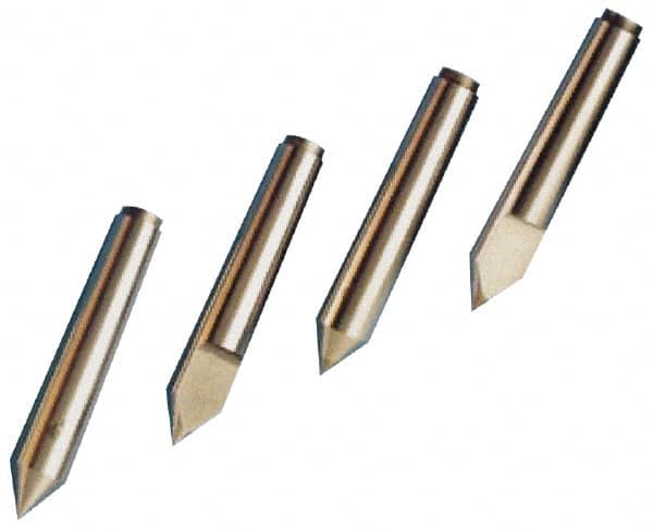 Riten - 3/4" Head Diam, Hardened Tool Steel Standard Point Solid Dead Center - Jarno 6 Taper, 3/4" Point Diam, 6" OAL - Makers Industrial Supply