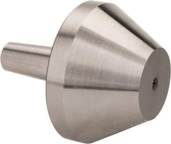 Riten - 2MT & 3MT Taper, 7/8 to 1-3/4" Point Diam, Hardened Tool Steel Lathe Bull Nose Point - 1-3/16" OAL - Makers Industrial Supply