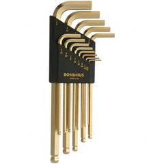 Bondhus - Hex Key Sets Tool Type: Ball End Handle Type: L-Key Long Arm - Makers Industrial Supply