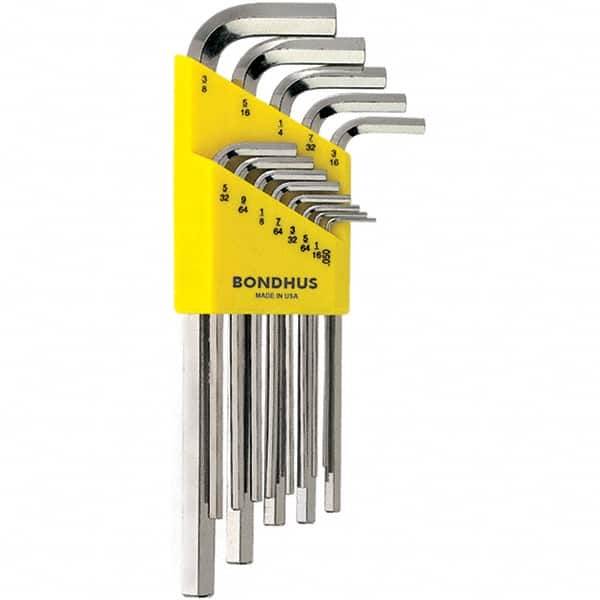 Bondhus - Hex Key Sets Tool Type: Hex Handle Type: L-Key Long Arm - Makers Industrial Supply