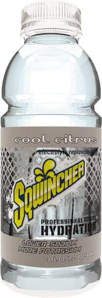 Sqwincher - 20 oz Bottle Cool Citrus Activity Drink - Ready-to-Drink - Makers Industrial Supply