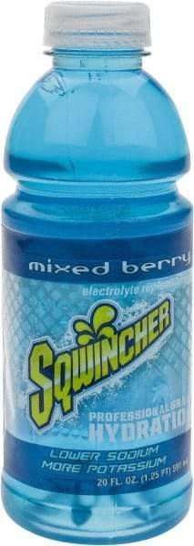 Sqwincher - 20 oz Bottle Mixed Berry Activity Drink - Ready-to-Drink - Makers Industrial Supply