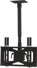 Video Mount - Flat Panel Ceiling Mount For 27 to 42 Inch LCD Monitor - Black, 100 Lbs. Load Capacity, 20° Max Tilt Angle, Ceiling Mount Rotating and Tilting - Makers Industrial Supply