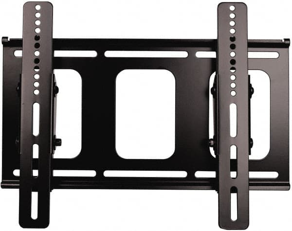 Video Mount - Flat Panel Tilt Mount For 27 to 42 Inch LCD Monitor - Black, 100 Lbs. Load Capacity, 15° Max Tilt Angle, Wall Mount Tilting - Makers Industrial Supply