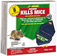 J.T. Eaton - 0.5 oz Plastic Bait Holder - Targets Mice - Makers Industrial Supply