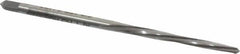 Alvord Polk - #6/0 Pin, 0.081" Diam, 0.0611" Small End, 0.0938" Diam Straight Shank, 15/16" Flute, Taper Pin Reamer - Makers Industrial Supply