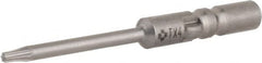 Wera - 4mm Drive, Torx Precision Screwdriver Bit - 1-9/16" OAL - Makers Industrial Supply