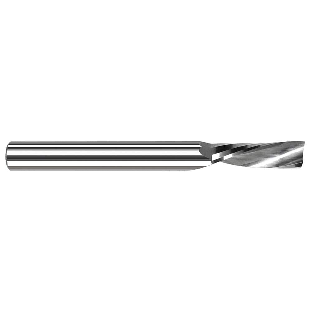 Harvey Tool - 3/16", 5/8" LOC, 1/4" Shank Diam, 2" OAL, 1 Flute Solid Carbide Square End Mill - Exact Industrial Supply