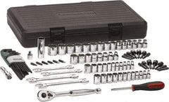 GearWrench - 88 Piece 1/4 & 3/8" Drive Mechanic's Tool Set - Comes in Blow Molded Case - Makers Industrial Supply