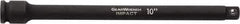 GearWrench - 3/4" Drive Standard Socket Extension - 10" OAL, Black Finish - Makers Industrial Supply