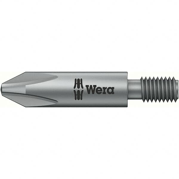 Wera - #2 Phillips Screwdriver Bit - M5 Drive, 1-1/4" OAL - Makers Industrial Supply