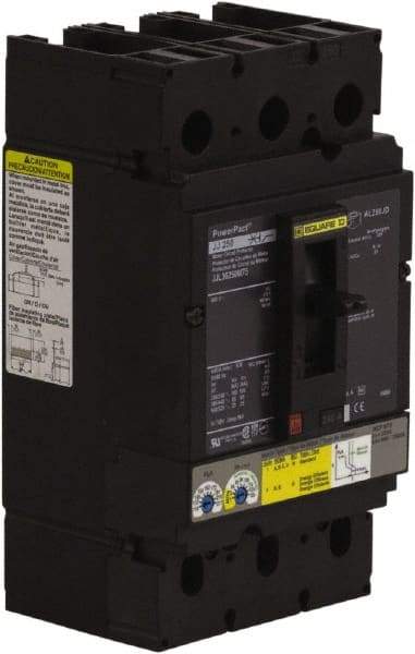 Square D - 250 Amp, 600 V, 3 Pole, Panel Mount Circuit Breaker - Electronic Trip, Multiple Breaking Capacity Ratings, 3/0 AWG - Makers Industrial Supply