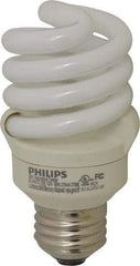 Philips - 13 Watt Fluorescent Residential/Office Medium Screw Lamp - 2,700°K Color Temp, 900 Lumens, 120 Volts, EL/mDT, 10,000 hr Avg Life - Makers Industrial Supply