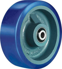 Hamilton - 6 Inch Diameter x 2 Inch Wide, Polyurethane on Cast Iron Caster Wheel - 960 Lb. Capacity, 2-1/2 Inch Hub Length, 3/4 Inch Axle Diameter, Sealed Precision Ball Bearing - Makers Industrial Supply