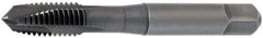 OSG - 1-8 UNC, 3 Flute, TiN Finish, Vanadium High Speed Steel Spiral Point Tap - Plug Chamfer, Right Hand Thread, 5-1/8" OAL, 2-1/2" Thread Length, 0.8" Shank Diam, 3B Class of Fit, Series 300 - Exact Industrial Supply