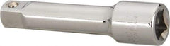 Paramount - 3/8" Drive Standard Socket Extension - 3" OAL, Chrome Finish - Makers Industrial Supply