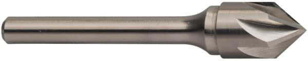 Keo - 3/16" Head Diam, 3/16" Shank Diam, 6 Flute 82° Solid Carbide Countersink - Bright Finish, 2" OAL, Single End - Makers Industrial Supply