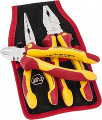 Wiha - 3 Piece Insulated Hand Tool Set - Comes in Belt Pack - Makers Industrial Supply