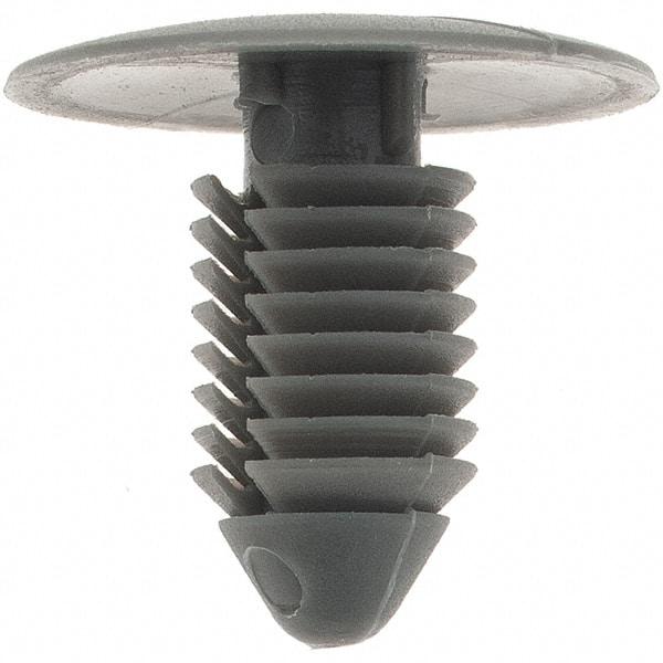 Value Collection - Ratchet Shank, Nylon Panel Rivet - 13/16" Length Under Head, 1" Head Diam - Makers Industrial Supply