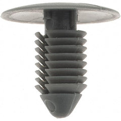 Value Collection - Ratchet Shank, Nylon Panel Rivet - 13/16" Length Under Head, 1" Head Diam - Makers Industrial Supply