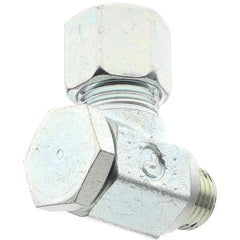 Parker - Metal Flareless Bite Type Tube Fittings Outside Diameter (mm): 10 Fitting Type: 90 Elbow - Makers Industrial Supply