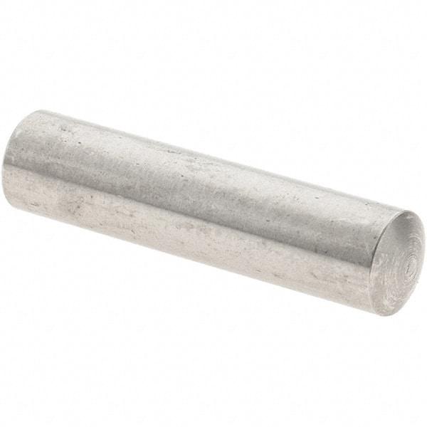 Value Collection - 5mm Diam x 20mm Pin Length 416 Stainless Steel Precision Dowel Pin - C 36-42 Hardness, 1 Beveled & 1 Rounded End - Makers Industrial Supply