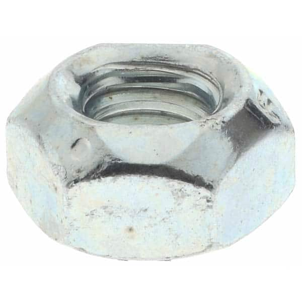 Value Collection - 1/4-20 UNC Grade B Hex Lock Nut with Distorted Thread - Makers Industrial Supply