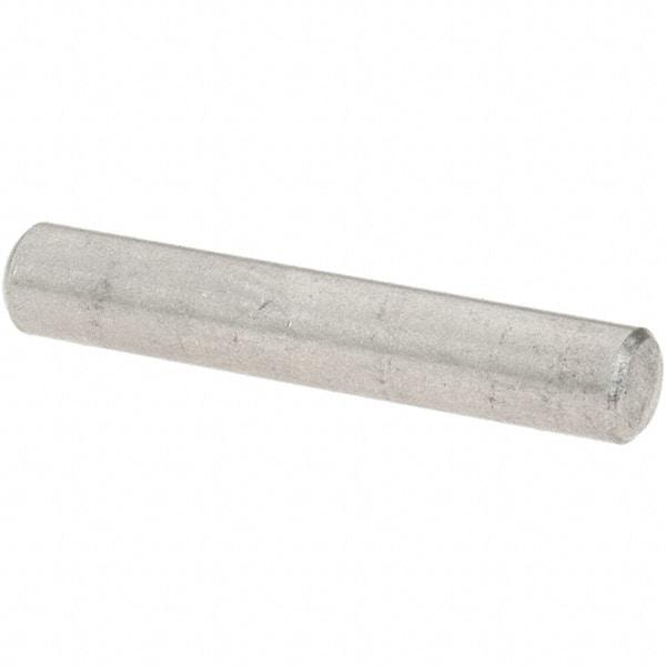 Value Collection - 1/8" Diam x 3/4" Pin Length 18-8 Stainless Steel Standard Dowel Pin - Bright Finish - Makers Industrial Supply