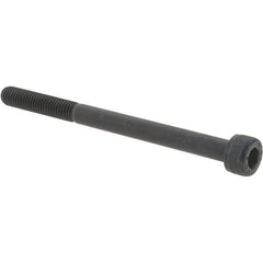 Value Collection - M5x0.80 Metric Coarse Hex Socket Drive, Socket Cap Screw - Grade 12.9 Alloy Steel, Black Oxide Finish, Partially Threaded, 65mm Length Under Head - Makers Industrial Supply