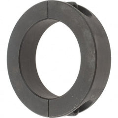 Value Collection - 2-3/16" Bore, Steel, Two Piece Shaft Collar - 3-1/4" Outside Diam, 3/4" Wide - Makers Industrial Supply