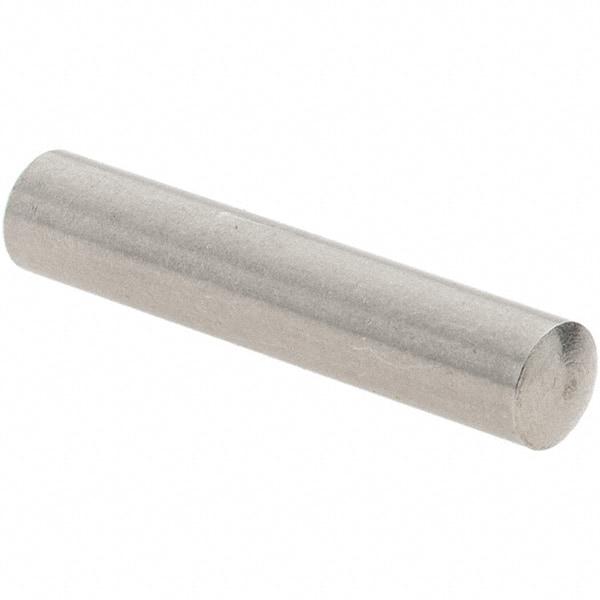 Value Collection - 4mm Diam x 20mm Pin Length 416 Stainless Steel Precision Dowel Pin - C 36-42 Hardness, 1 Beveled & 1 Rounded End - Makers Industrial Supply