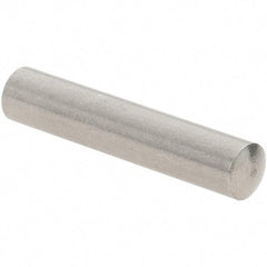 Value Collection - 4mm Diam x 20mm Pin Length 416 Stainless Steel Precision Dowel Pin - C 36-42 Hardness, 1 Beveled & 1 Rounded End - Makers Industrial Supply