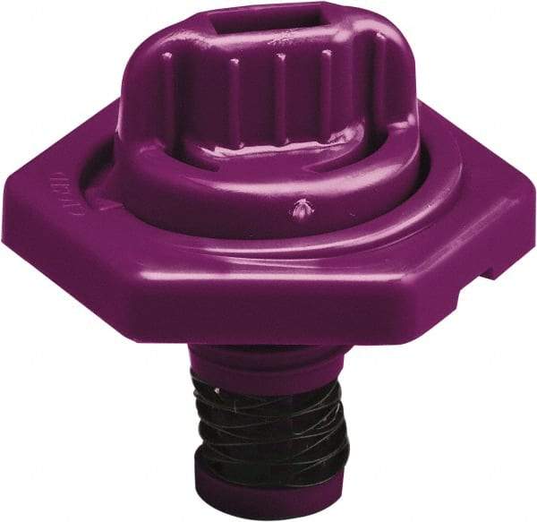 Trico - 4 Gal Capacity Polyethylene Oil Storage System - 7" Straight Spout, Purple - Makers Industrial Supply