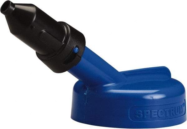 Trico - 4 Gal Capacity Polyethylene Oil Storage System - 1/2" Tip OD, 7" Straight Spout, Blue - Makers Industrial Supply