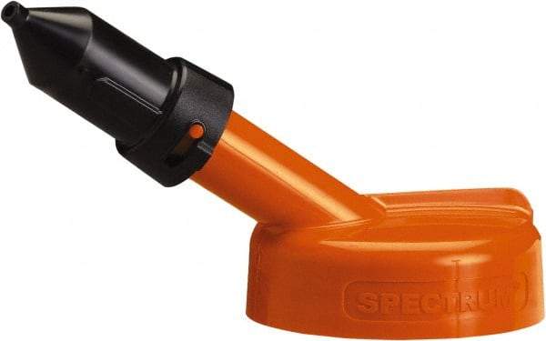 Trico - 4 Gal Capacity Polyethylene Oil Storage System - 1/4" Tip OD, 7" Straight Spout, Orange - Makers Industrial Supply