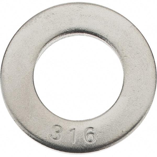 Value Collection - 3/4" Screw, Grade 316 Stainless Steel SAE Flat Washer - 13/16" ID x 2" OD, 0.148" Thick - Makers Industrial Supply