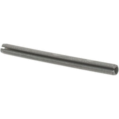 Value Collection - 5/64" Diam x 1" Long Slotted Spring Pin - Grade 1070-1090 Alloy Steel, Uncoated - Makers Industrial Supply