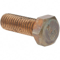 Value Collection - 1/2-13 UNC, 1-1/2" Length Under Head Hex Head Cap Screw - Silicon Bronze, 3/4" Hex - Makers Industrial Supply