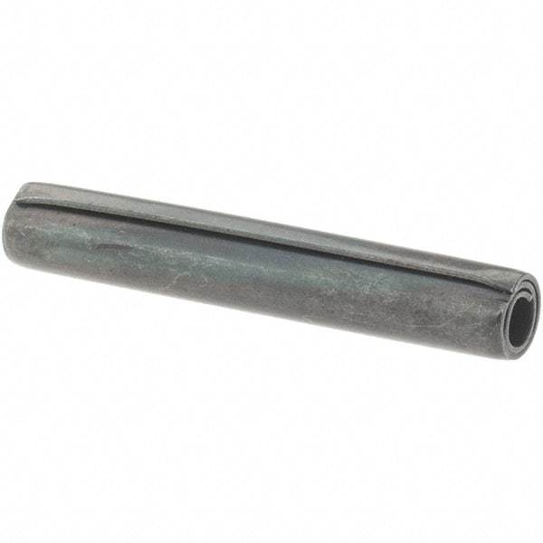 Value Collection - 5/32" Diam x 1" Long Coiled Spring Pin - Grade 1070-1090 Alloy Steel, Black Oxide Finish - Makers Industrial Supply