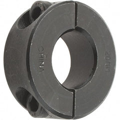 Value Collection - 20mm Bore, Steel, Two Piece Shaft Collar - 1-5/8" Outside Diam - Makers Industrial Supply