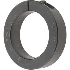 Value Collection - 2-1/4" Bore, Steel, One Piece Clamp Collar - 3-1/4" Outside Diam, 3/4" Wide - Makers Industrial Supply