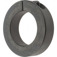 Value Collection - 1-11/16" Bore, Steel, One Piece One Piece Split Shaft Collar - 2-3/4" Outside Diam, 11/16" Wide - Makers Industrial Supply