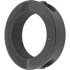 Value Collection - 2-1/16" Bore, Steel, Two Piece Two Piece Split Shaft Collar - 3-1/4" Outside Diam, 3/4" Wide - Makers Industrial Supply